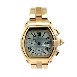 18k Yellow Gold Cartier Roadster Chronograph