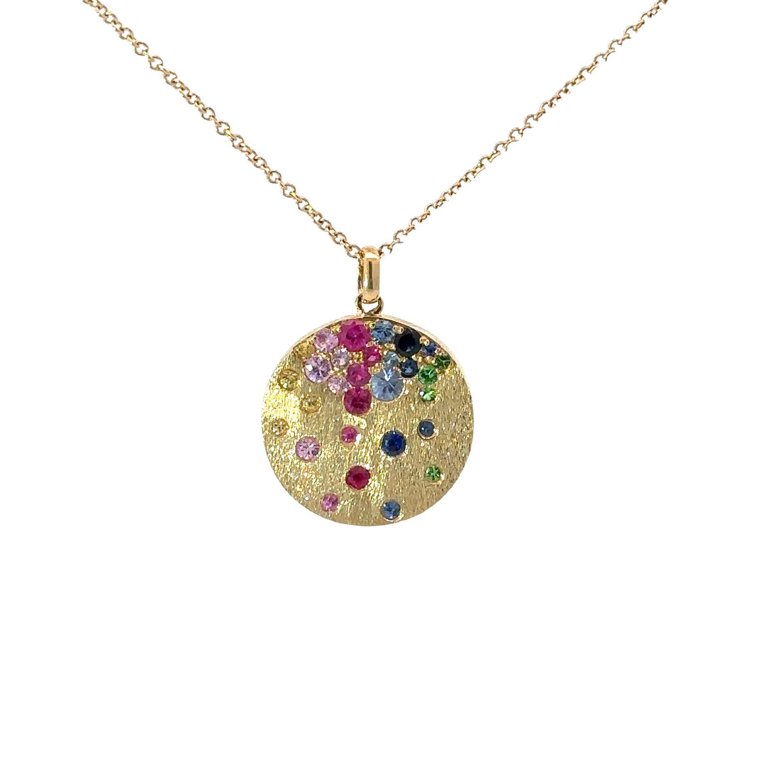 Garnet online sapphire necklace