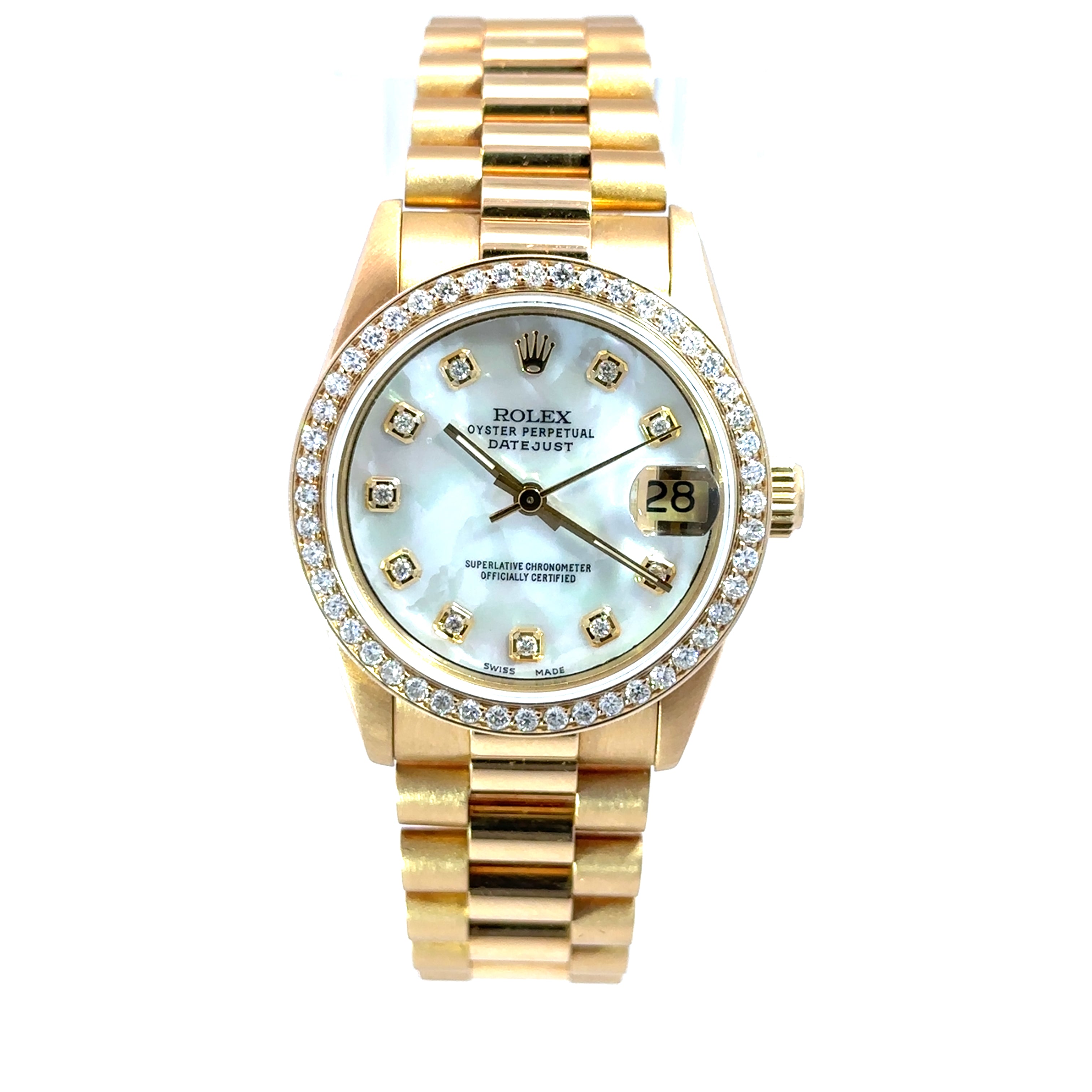 18k Yellow Gold Rolex Lady Datejust 31mm – Jack Sutton Fine Jewelry