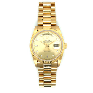 18k Yellow Gold Rolex Day-Date 36mm President